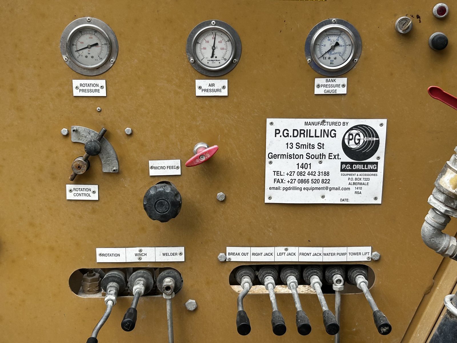 PG Drilling — rig
